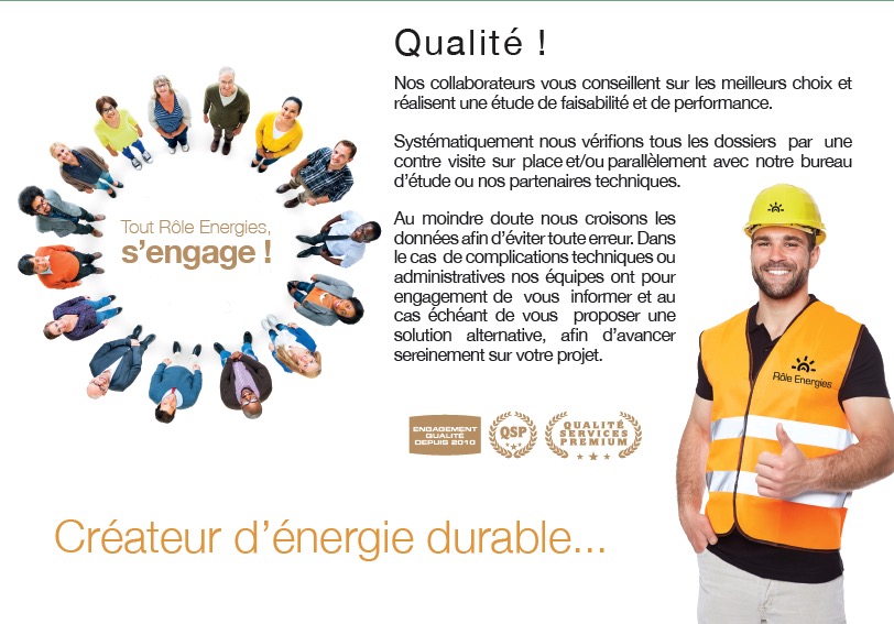 Energies et qualité des travaux