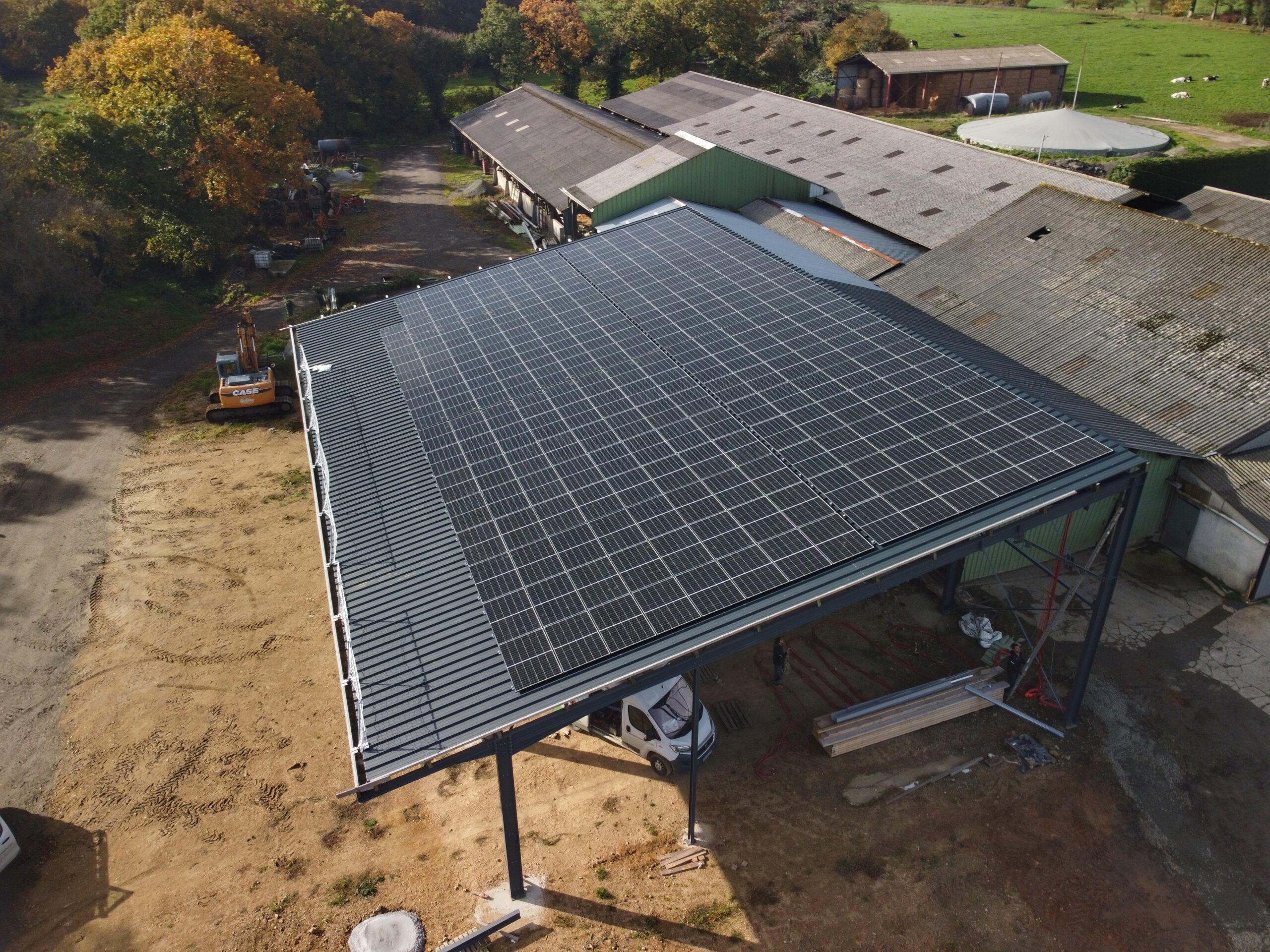Installation solaire en agricole