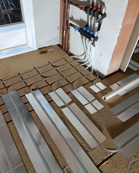 Plancher chauffant rafraîchissant Caleosol ECO+ fibre de bois naturel - fabrication France