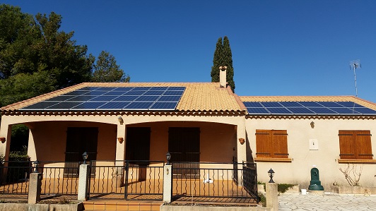 Installation 9 kWc en revente à Alignan du Vent