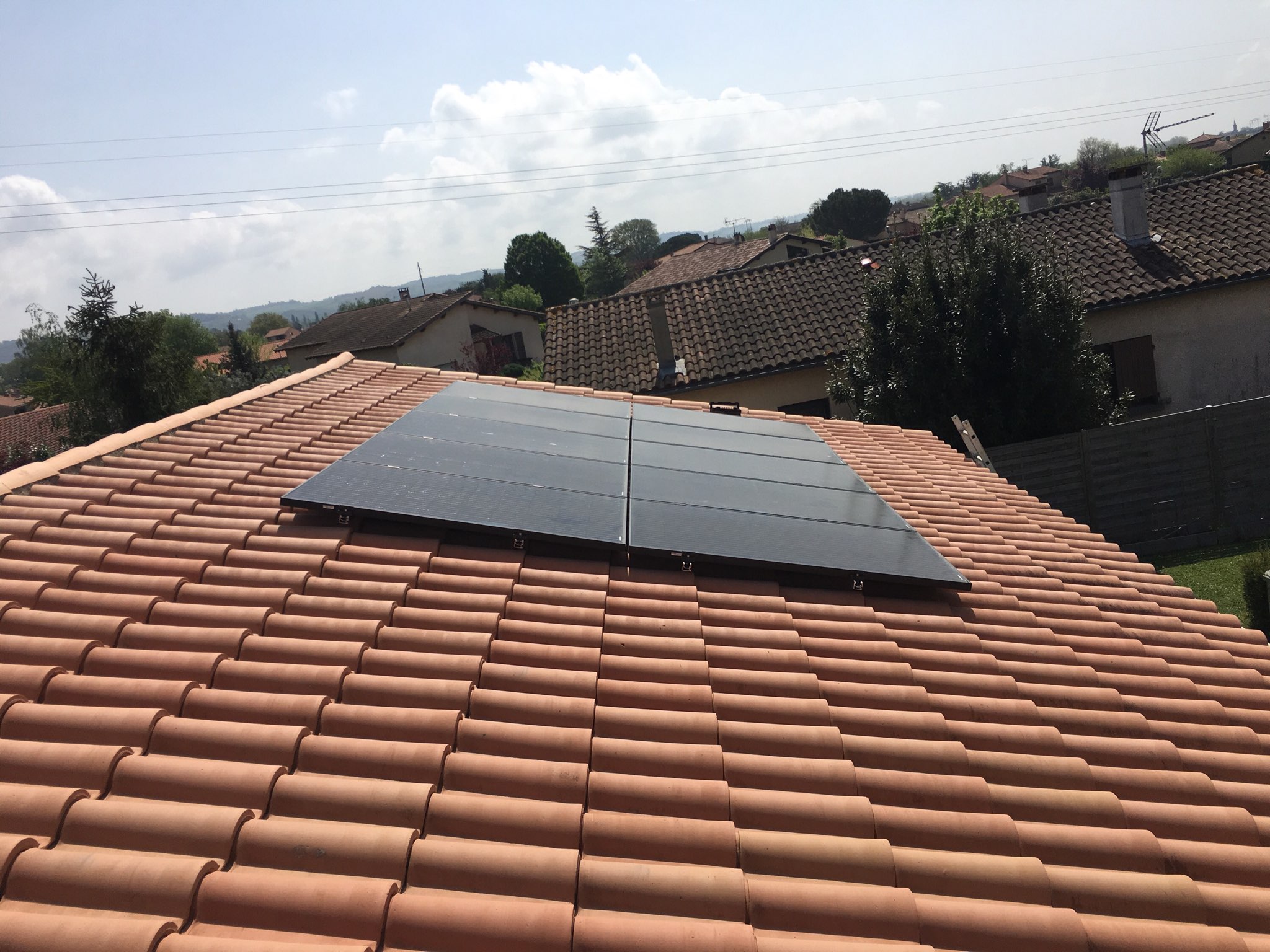 Une installation mk solaire! Encore un client qui va faire des économies!