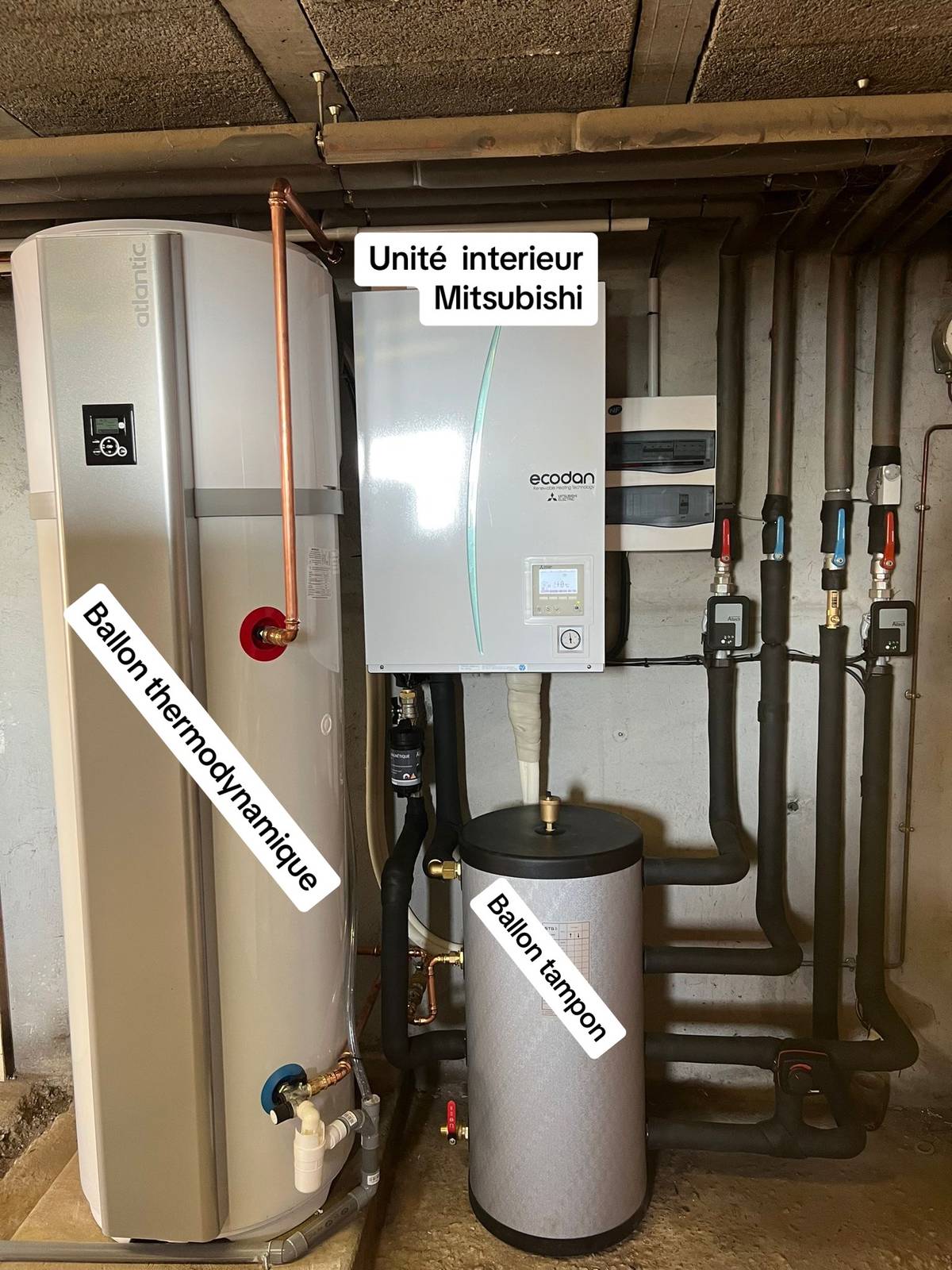 Dépose d’une chaudière fioul et Installation d’une pompe à chaleur