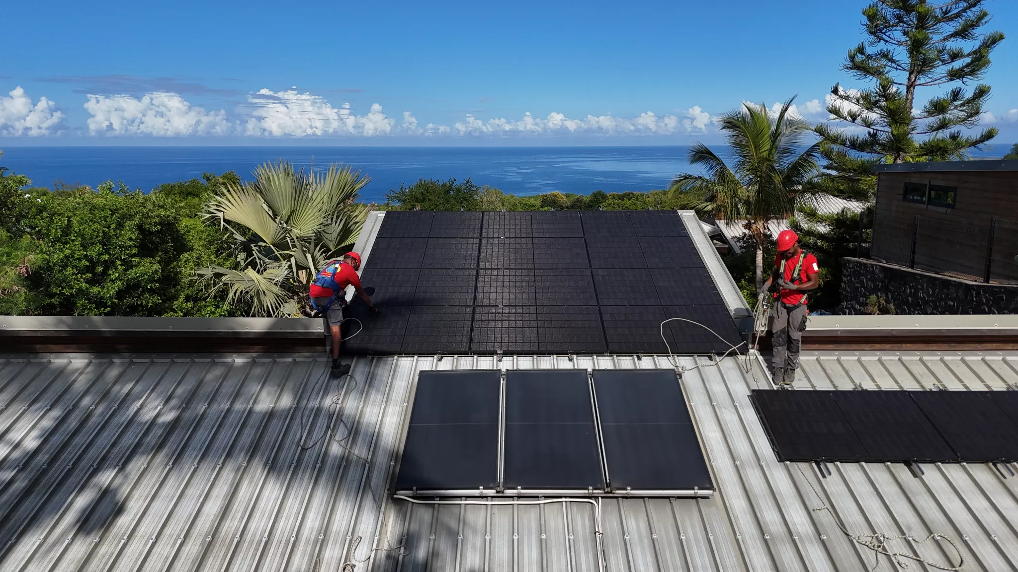 Installation photovoltaïque à St Leu La Réunion