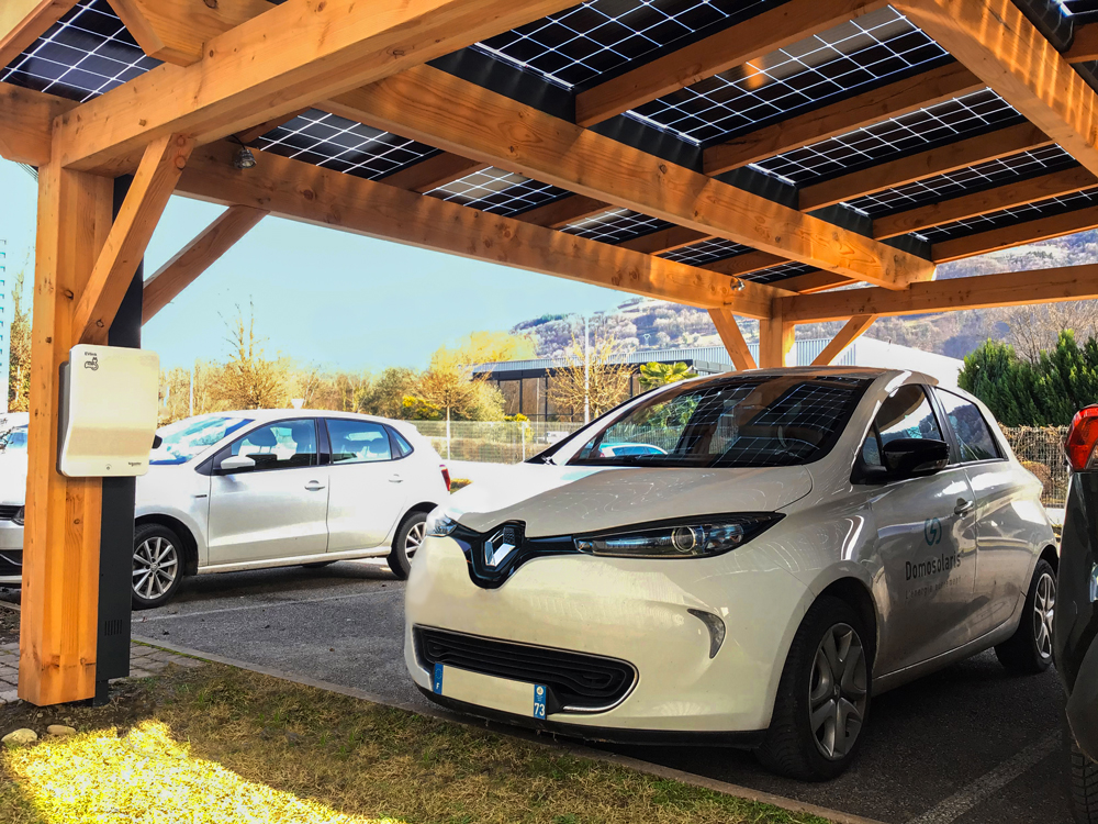 Abri solaire bois Domosolaris