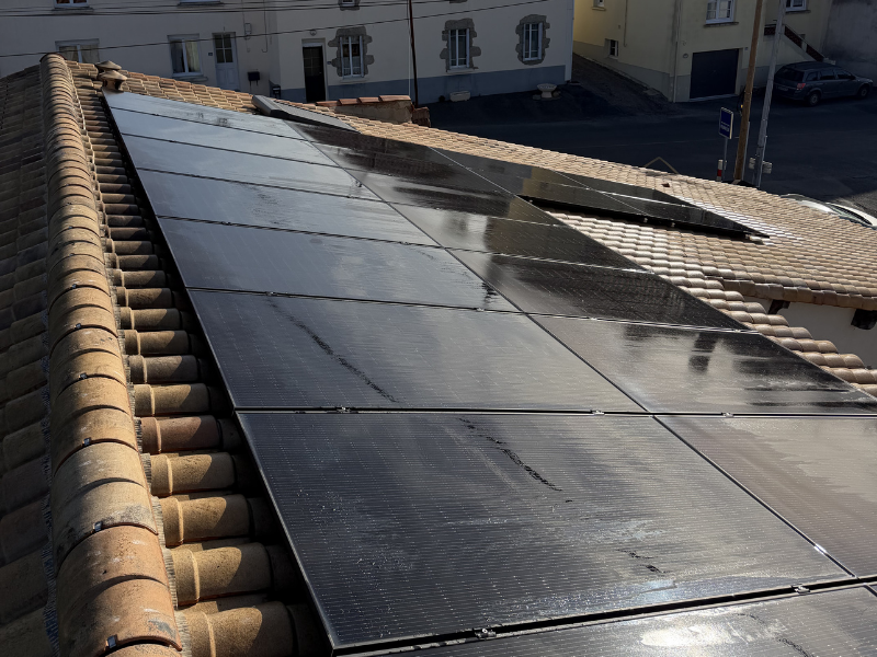 Nettoyage de panneaux solaires à Treize-Septiers (85)