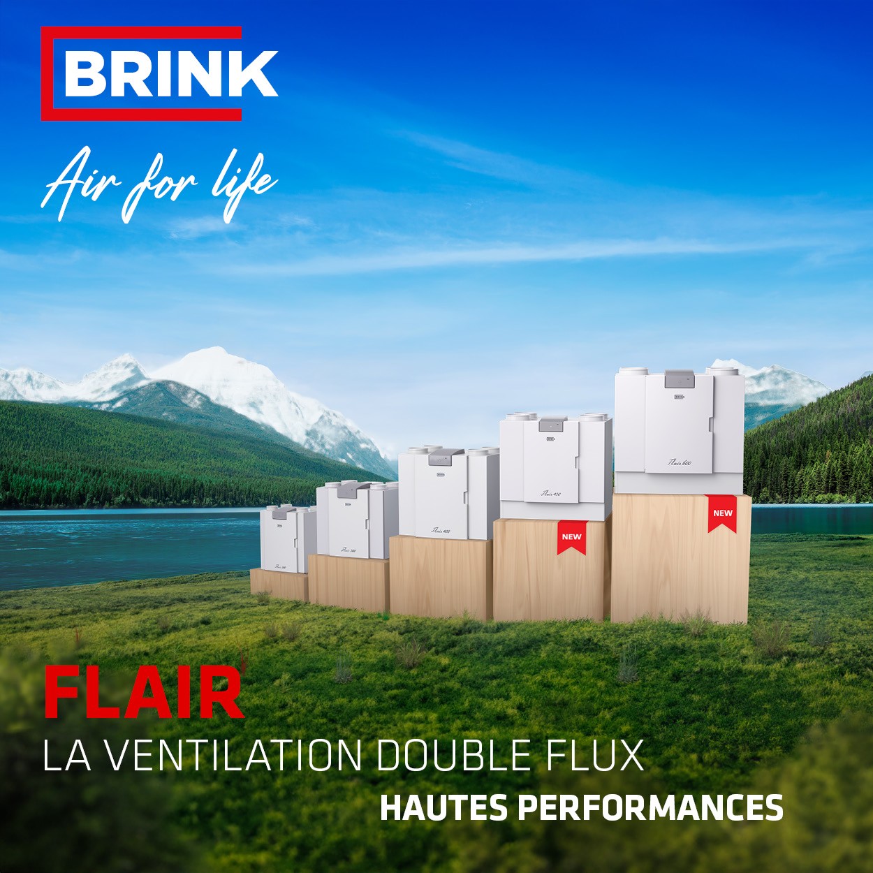 FLAIR - Ventilation double flux BRINK