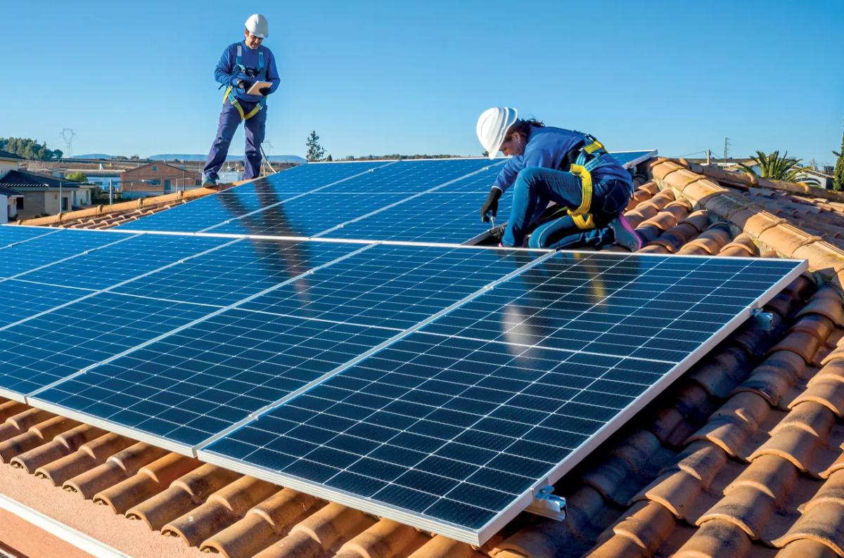 Installation photovoltaïque résidentiel en surimposition